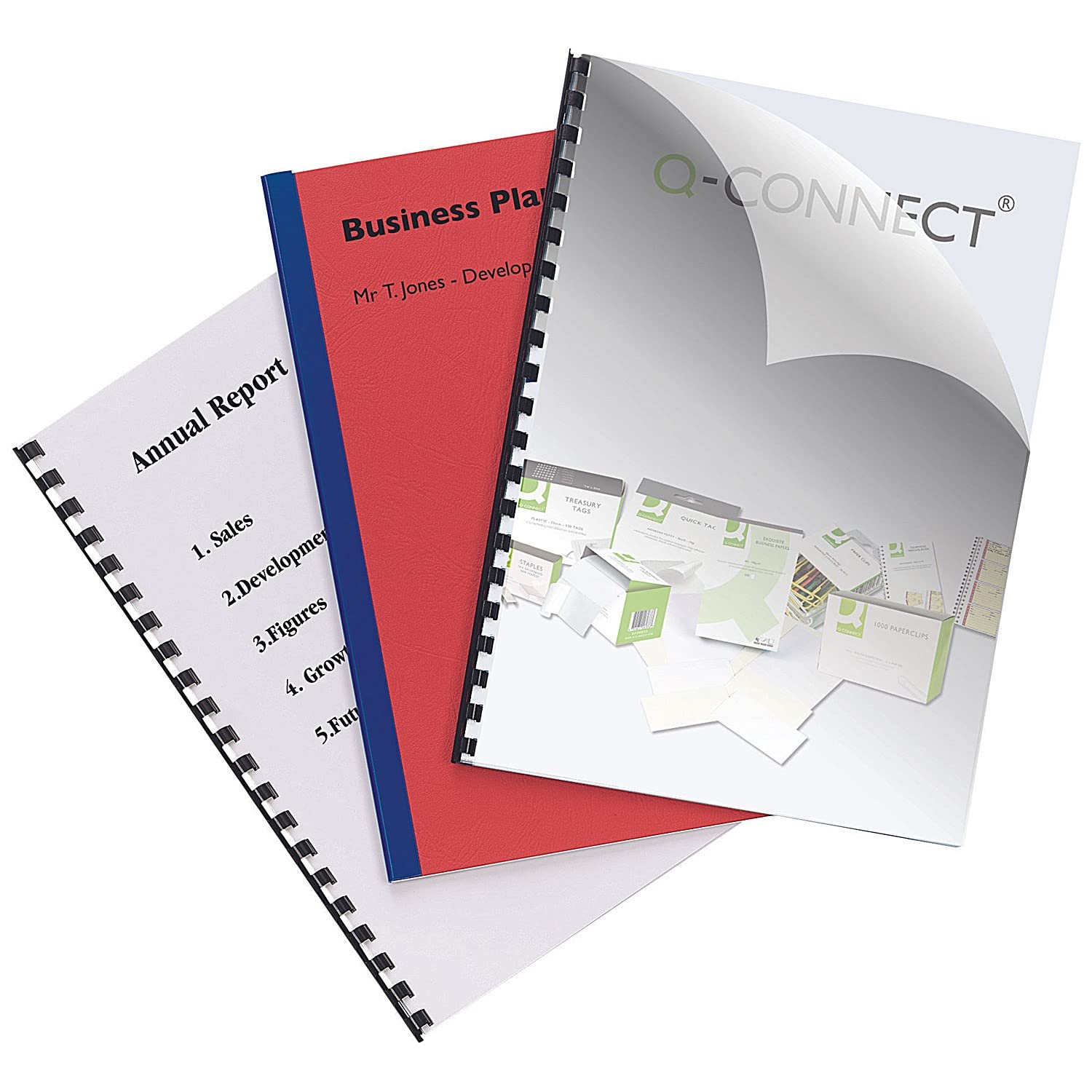 Q-Connect Clear A4 PVC Binding Covers 150 Micron (Pack of 250) KF24010