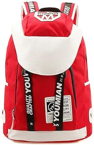 Amazon レッド赤 男女兼用バックパック 通学カバン 旅行カバン トラベルバッグ 防水スポーツバッグ バッグ かばん カバン 鞄 Bag デイパック タウンリュック ビジネスリュック