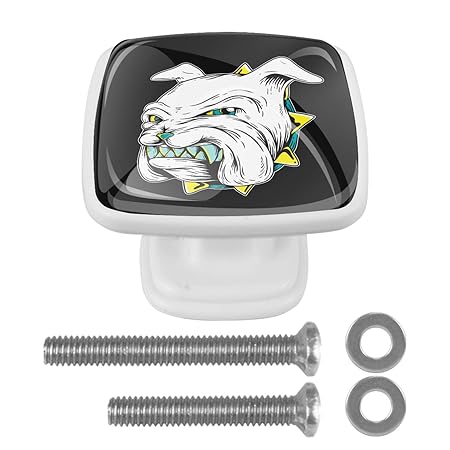 Möbelknöpfe Heftiger Tierhund Kommode Schubladenknopf Ästhetische