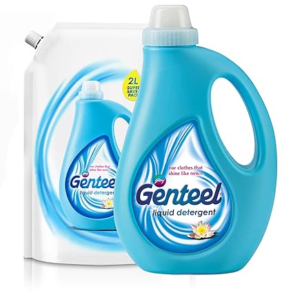 Genteel Liquid Detergent 1KG + 2KG Pouch