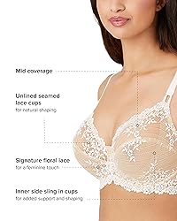 Wacoal womens Embrace Lace Underwire Full Coverage