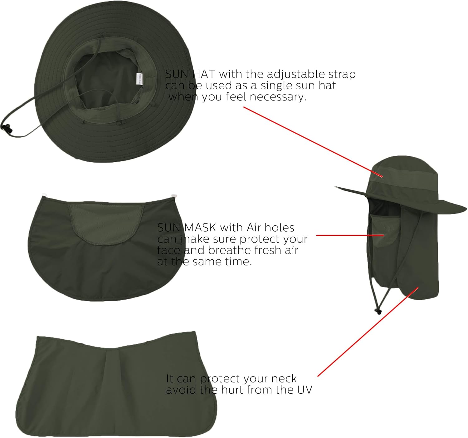 hats that protect your neck