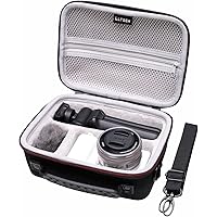 Étui Rigide étanche Lekufee Pour Sony ZV-1F / ZV-1 / ZV-1 II - Protection IP67, Mousse Découpée - Accessoires Batteries, Poignée