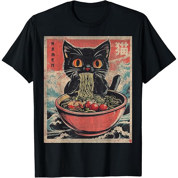 Amazon.com: Catzilla Cat Japanese Art Funny Cat Gifts For Men