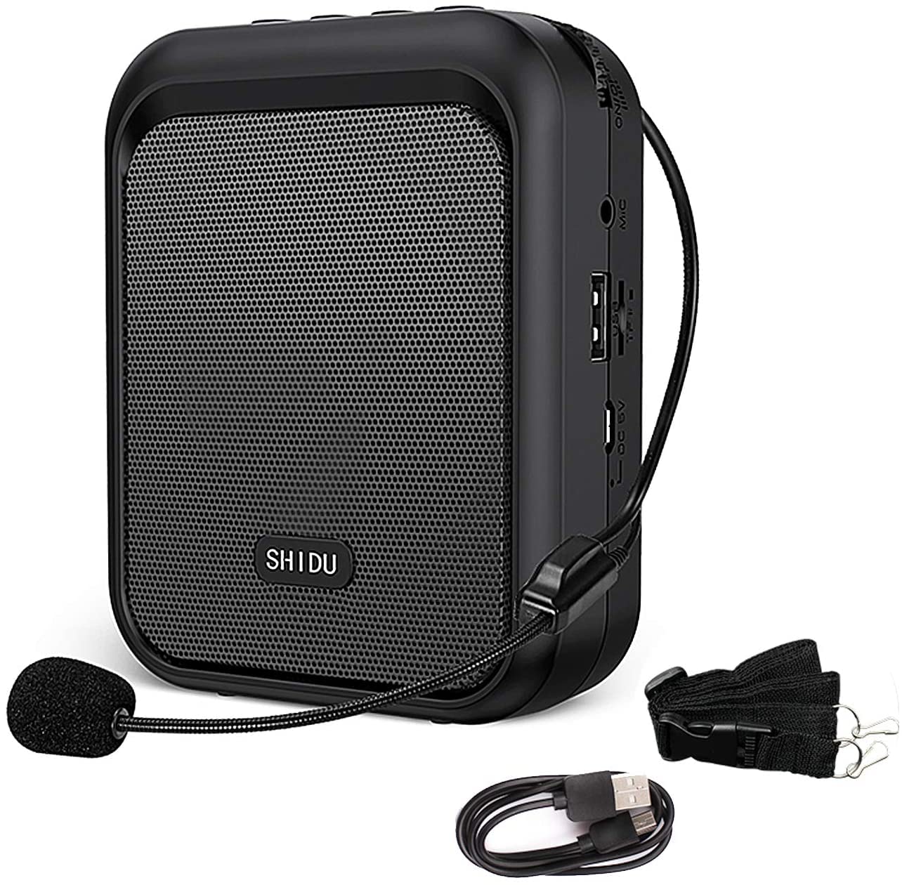 SHIDU Mini Voice Amplifier Portable Rechargeable