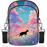 wiuurs Crossbody Bags for Women Cell Phone Crossbody Bag Casual Over Shoulder Handbag Purse Lightweight with Adjustable Strap