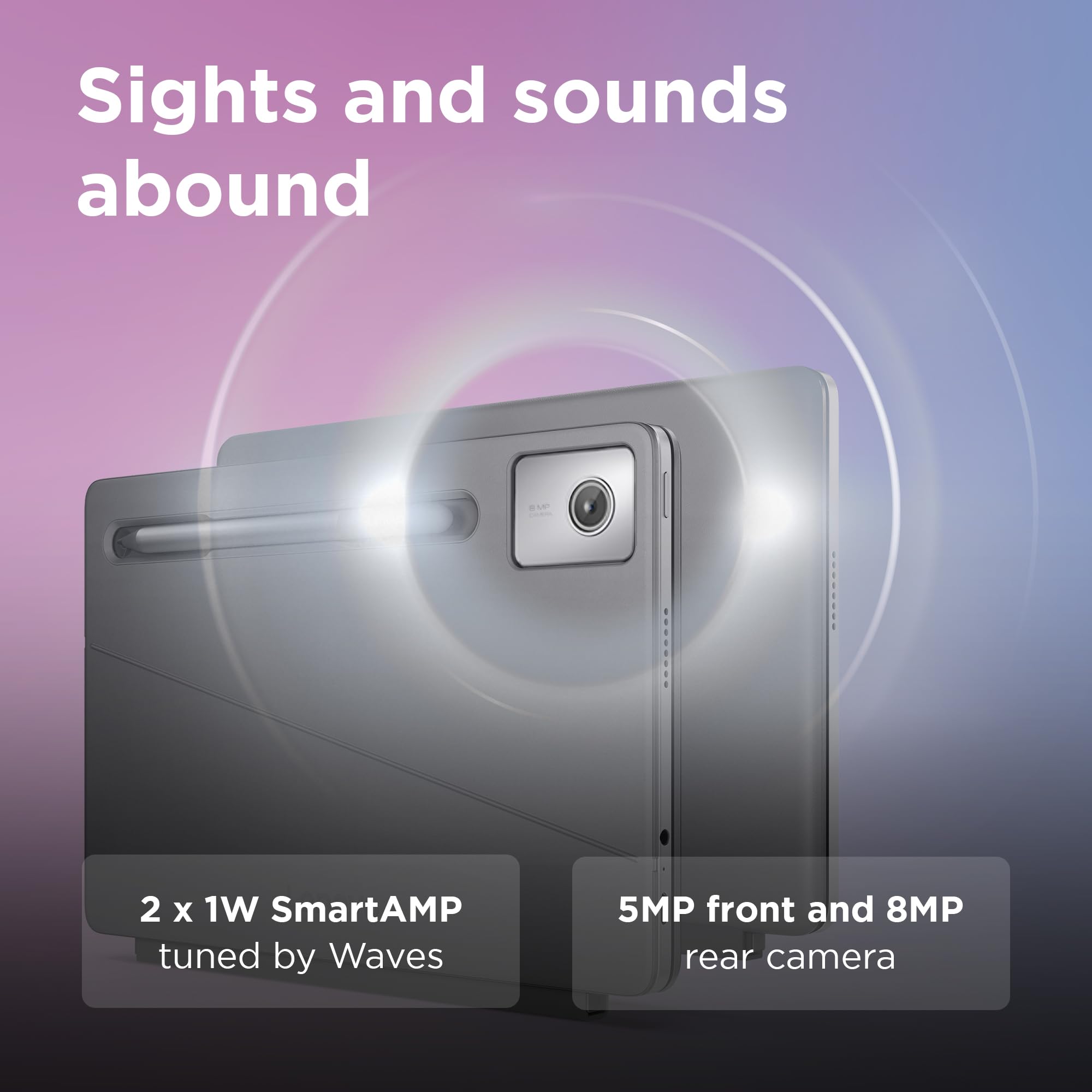 Lenovo Ideapad Chromebook Duet | 11 Inch Fhd+ 1200P Laptop | Mediatek Kompanio 838 | 4Gb Ram | 128Gb Emmc | Chrome Os | Luna Grey Usi Pen 2 | Folio Stand + Folio Keyboard - View 8