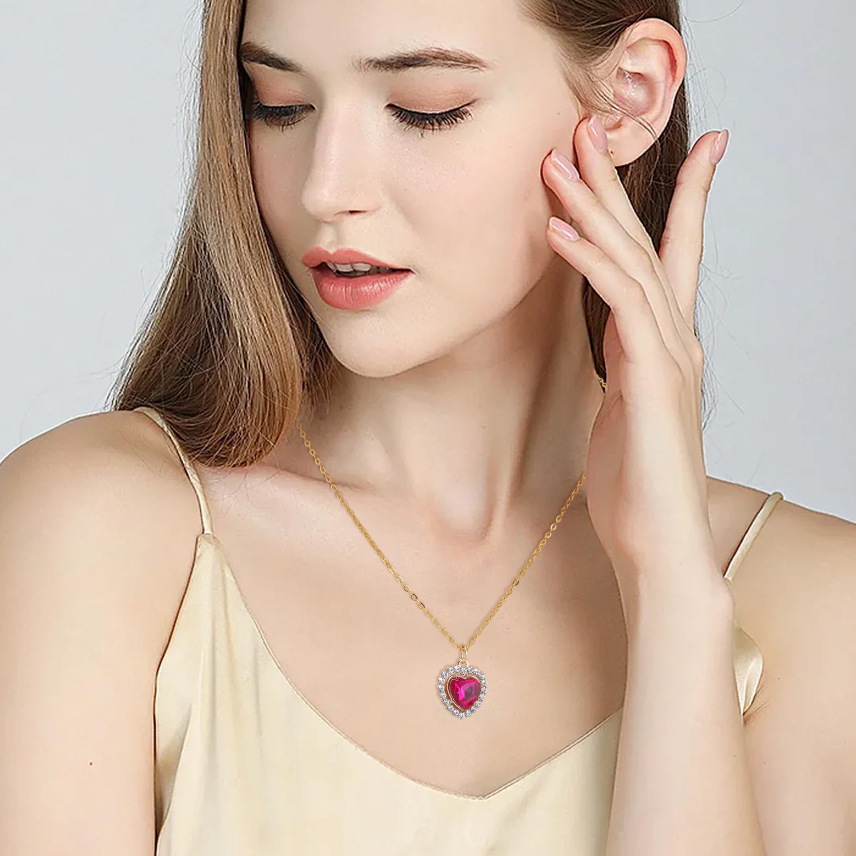 Lemonkey 33 Feet Metal Gold Necklace Chains Curb Links Chains Bulk for Jewelry Making DIY Craft Kit with Lobster Clasps Jump Rings