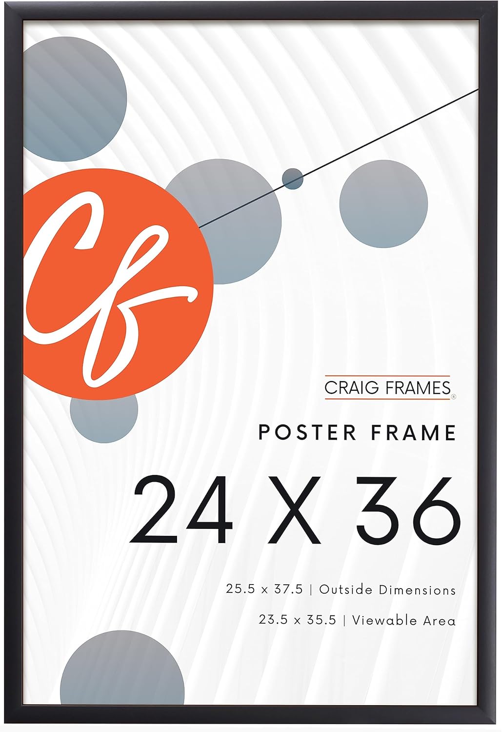 Photo Albums, Frames & Accessories - Craig Frames 24x36 Poster Frame, 1