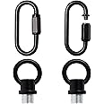 HALIGATE Hook Rings for Light Fixture M10/M12 Available Pack of 2 with 2 Link Buckles