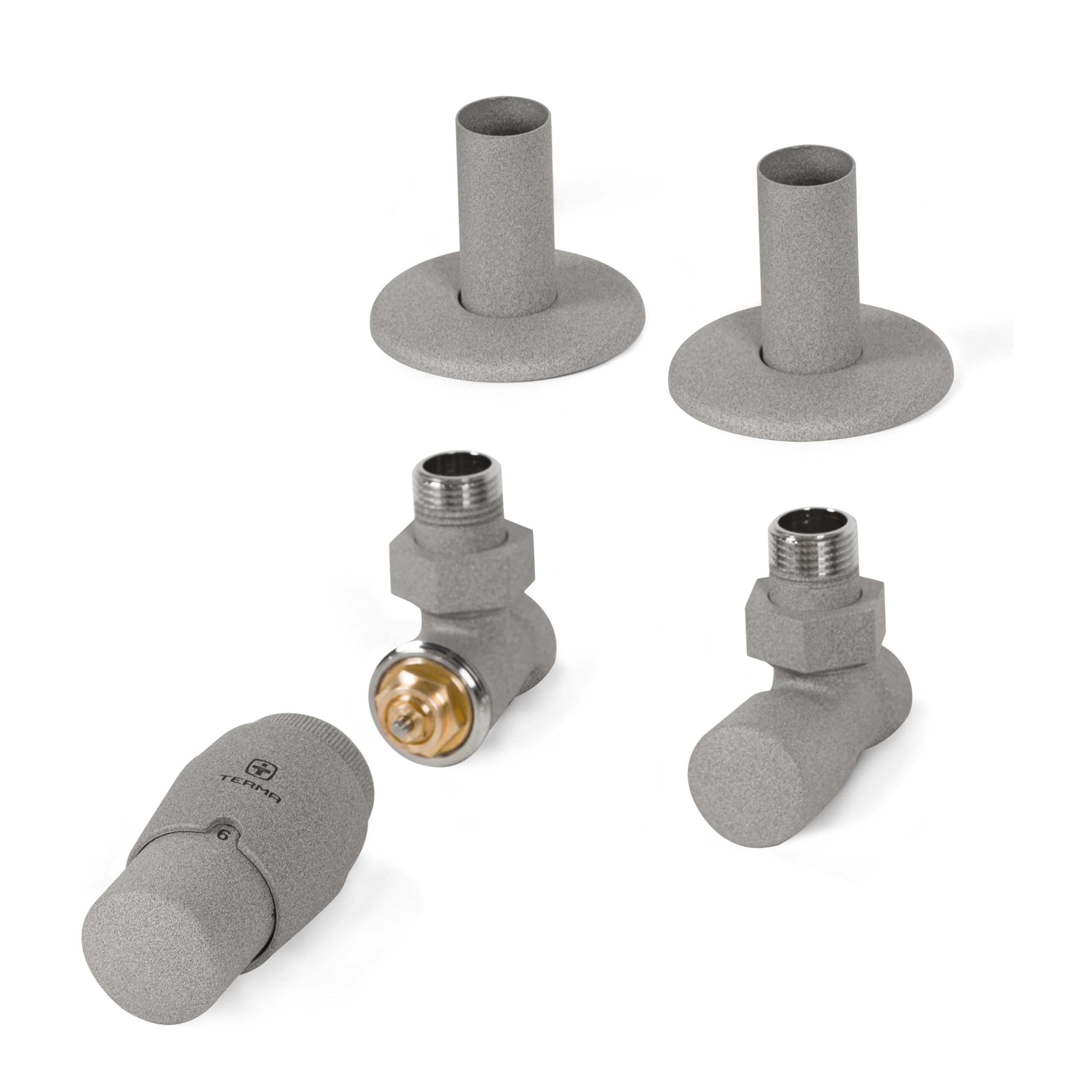 Terma Radiator Valves, Salt n Pepper