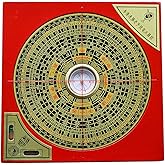 Professional Feng Shui Compass Geomantic Pointer for Measuring Geographical Direction Supplies - Home Decor (5.9")