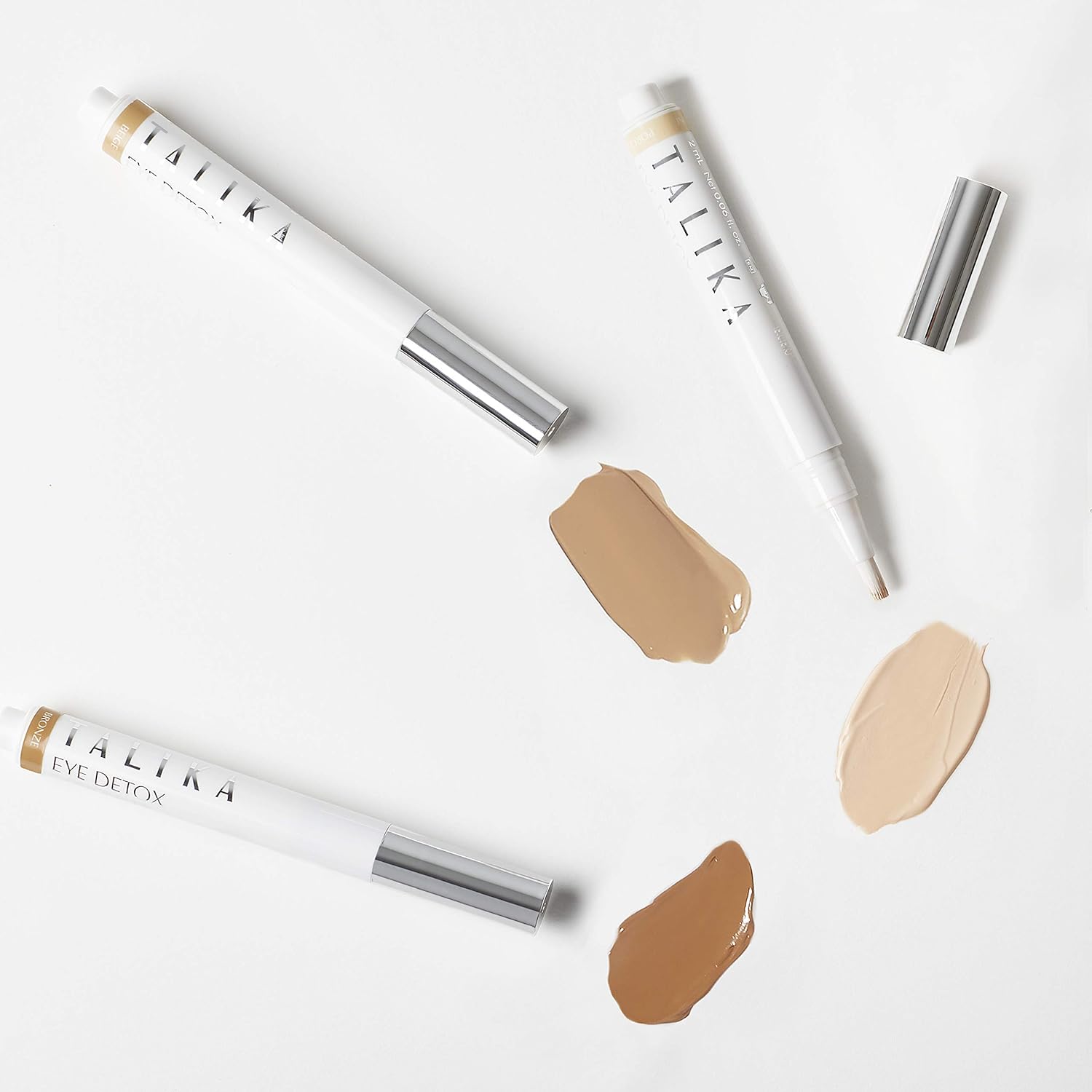 Eye Detox Concealer Bronze, Talika, Anti-Dark Circle Makeup, High coverage anti-puffiness - Image 4