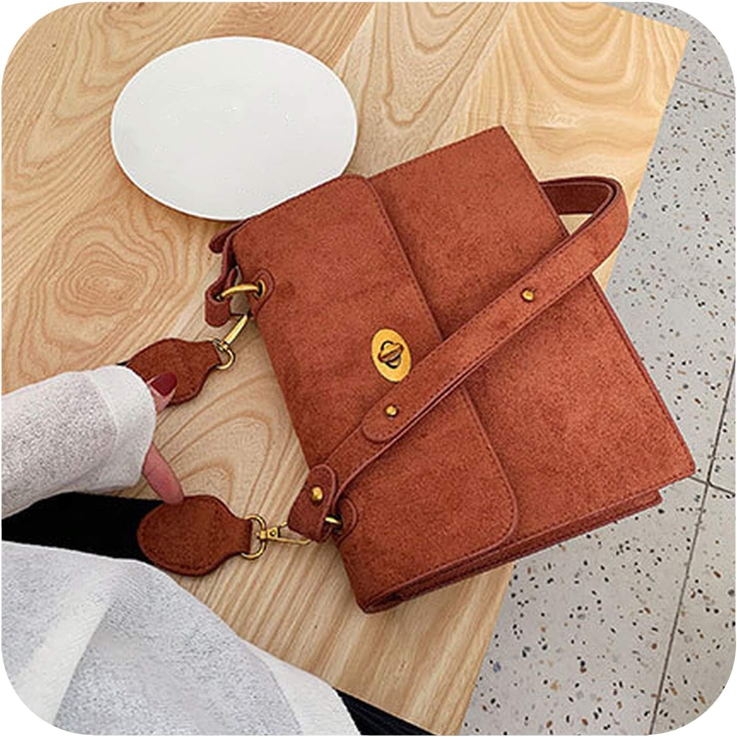 Women'S Single Shoulder Crossbody Bag Large Capacity Bag Autumn Wide Straps Package