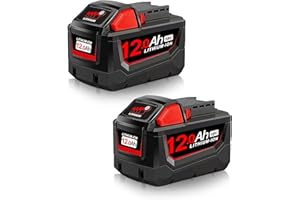 2X M18 18V 12.0Ah Li-ion Replacement for Milwaukee Battery Compatible with Milwaukee M18 Battery 48-11-1820 48-11-1840 48-11-