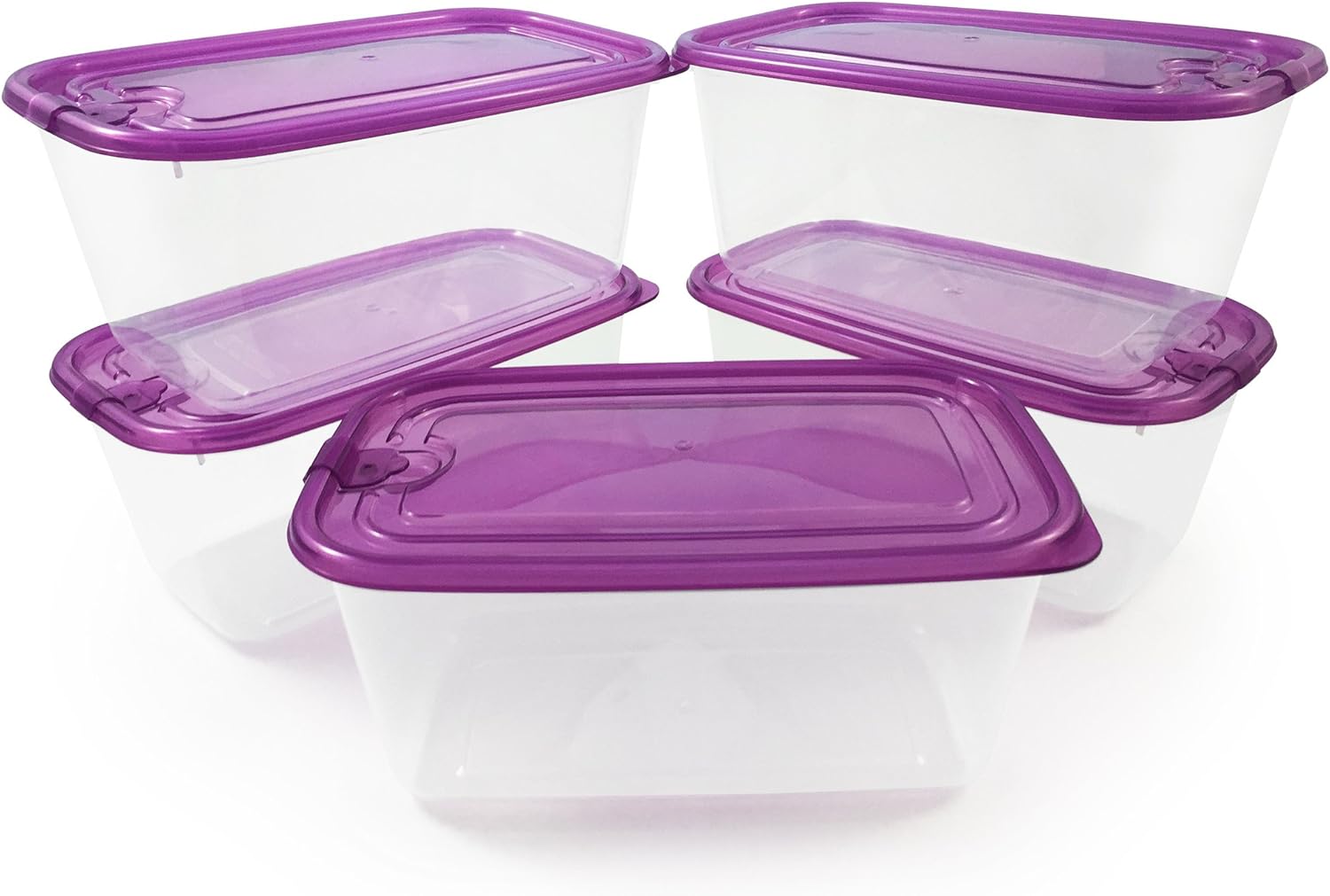 Leak and Crack Proof, High Strength 1050ml Meal Prep Food Containers