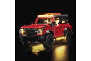 BrickBling LED Lighting Compatible with Lego Technic Ford Bronco SUV Car - Light Kit Compatible with Lego 42213 - Exluding Model Car (RC Version Light)