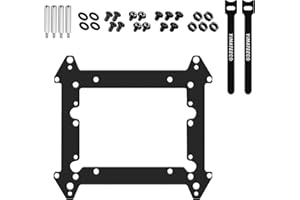 YIMATEECO Fan Hard Disk Bracket SSD 12CM, 3.5 Inch Metal Hard Drive Mounting Bracket More Layer Stacking Extended Mount(Black