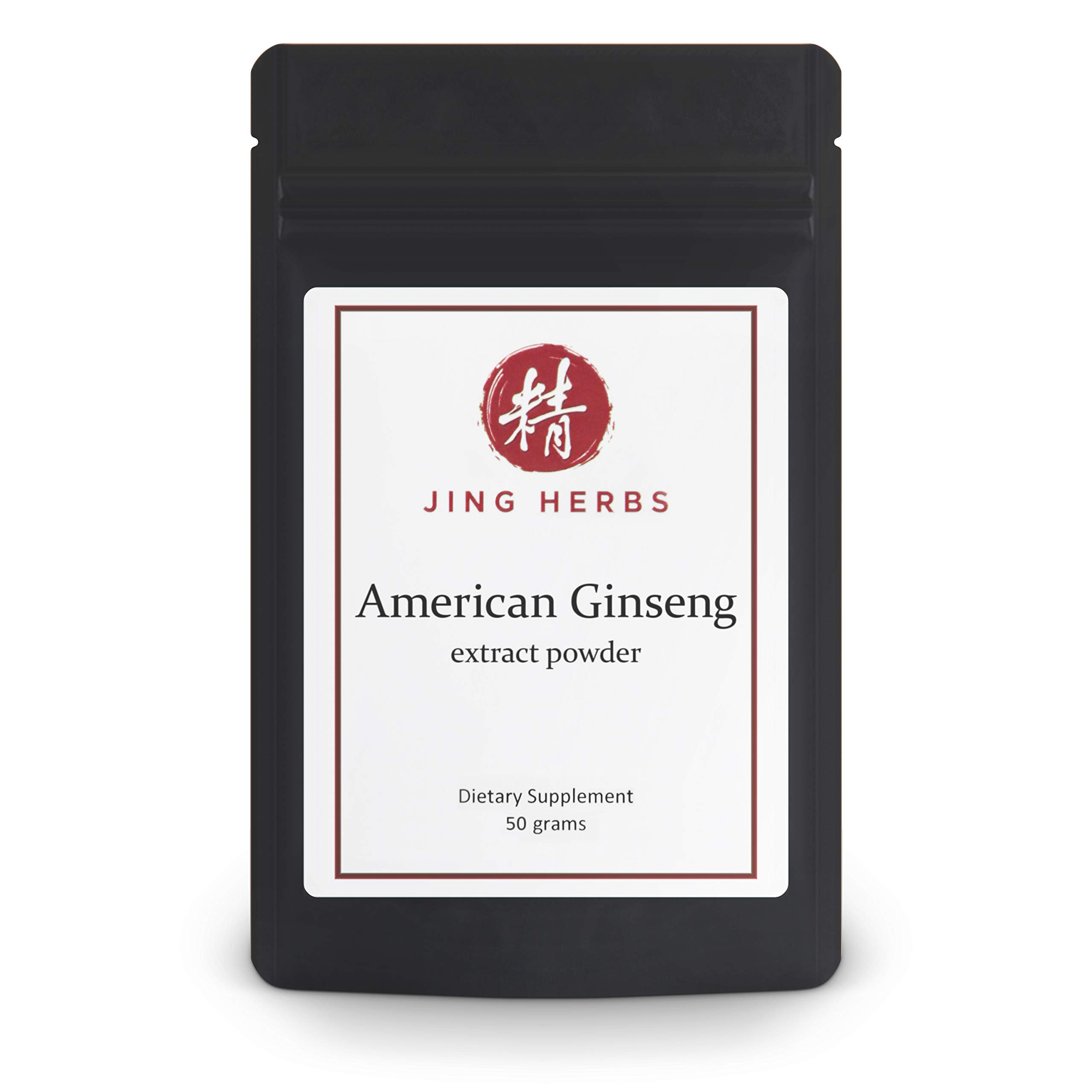 Jing Herbs American Ginseng Extract Powder 50 Grams