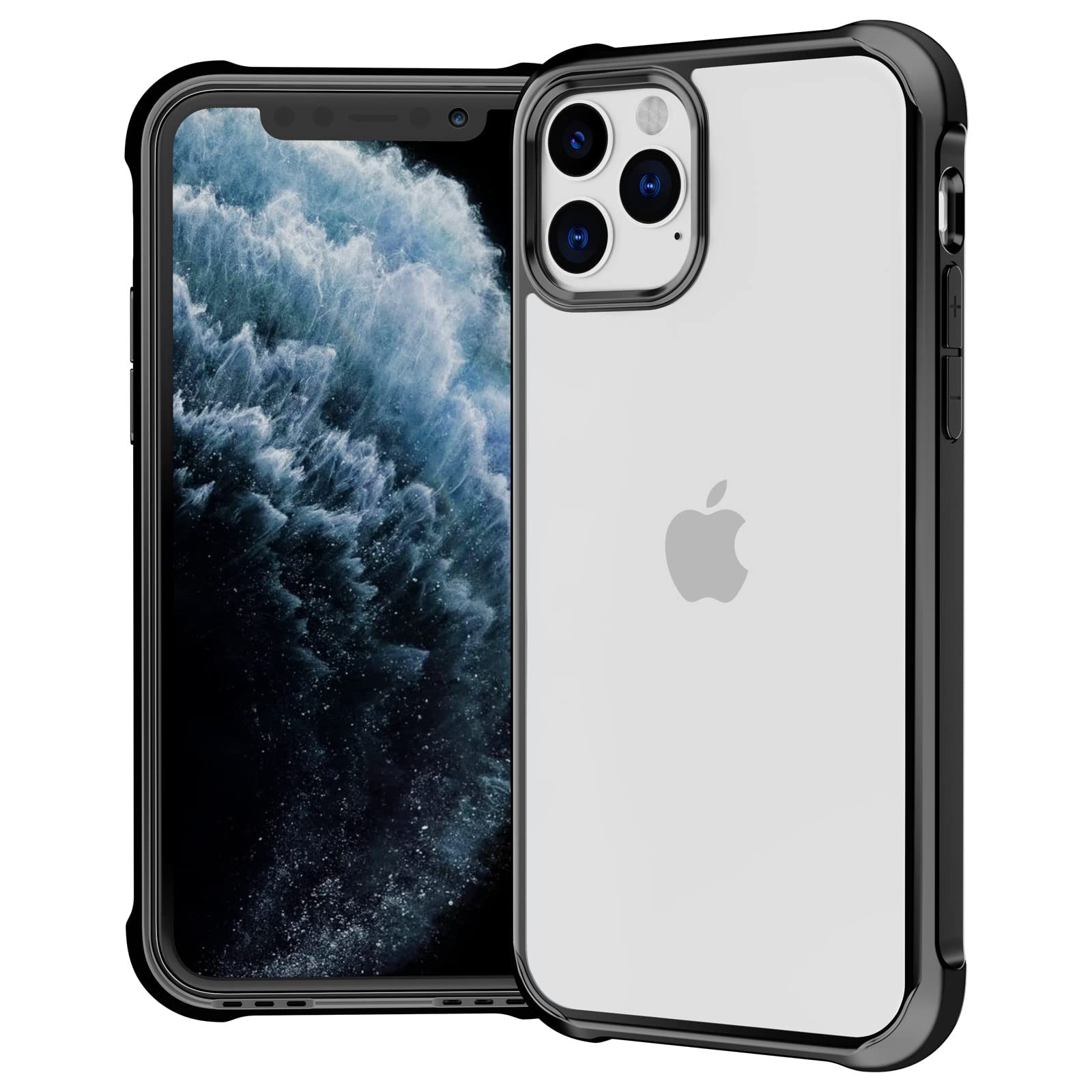 Uluck Case For iphone 11 Pro,Anti-Yellow Case,Ultra Slim Soft TPU Silicone Shockproof Bumper Cover,Anti-Scratch iphone 11 pro Phone Case 5.8 inch-Black