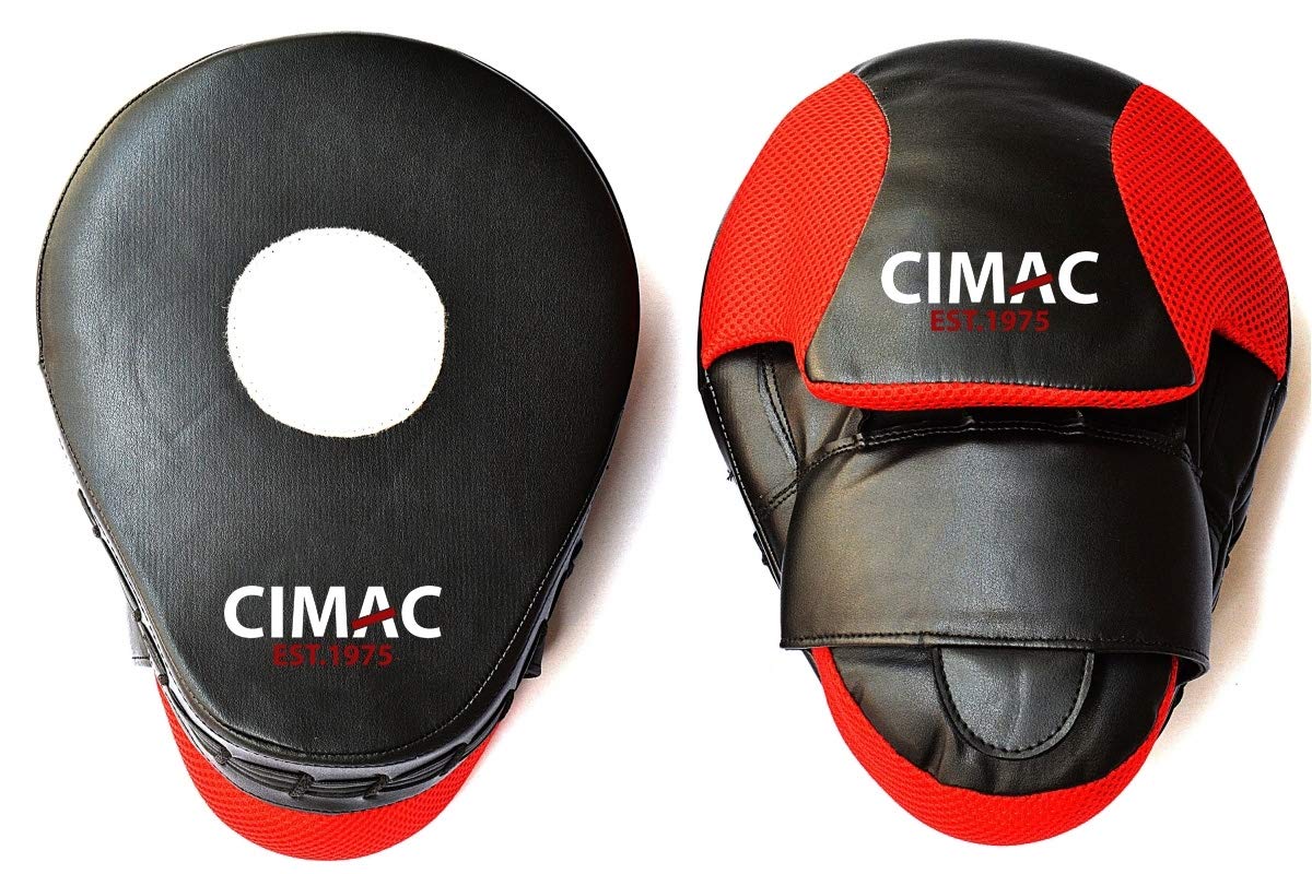 Cimac Focus Mitts Boxing Pads Adult Kids Curved Martial Arts Gym Fitness Punch Training