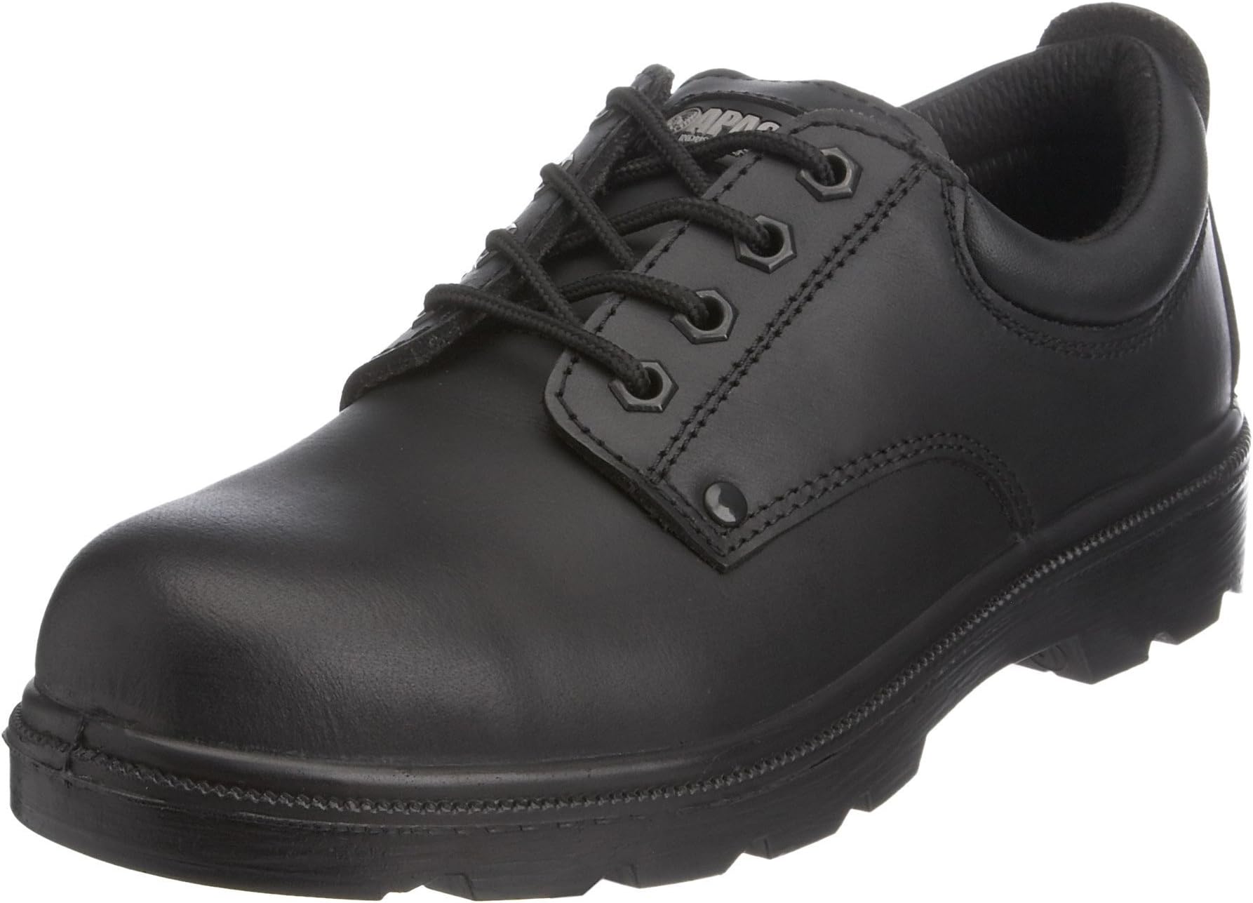 ApacheApache Ap306 Safety Shoe | Size 7 | Black Leather | Steel Toe Cap | Water Resistant | Midsole Protection | S3 and SRA Safety Approved