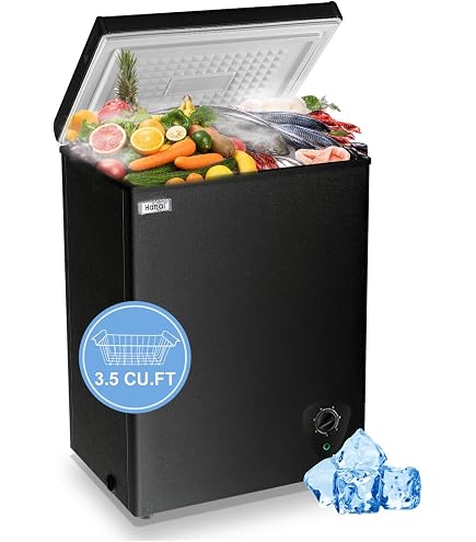 Amazon.com: WANAI Chest Freezers 3.5 Cu.Ft Compact Mini Freezer