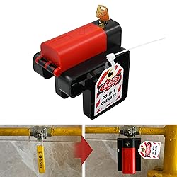 HiLKCO Adjustable Ball Valve Lockout Device - OSHA