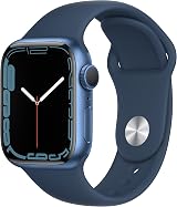 Apple Watch Series 7 GPS 41mm Blue Aluminium Abyss Blue Band