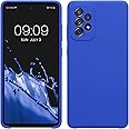 kwmobile Case Compatible with Samsung Galaxy A72 Case - TPU Silicone Phone Cover with Soft Finish - Baltic Blue