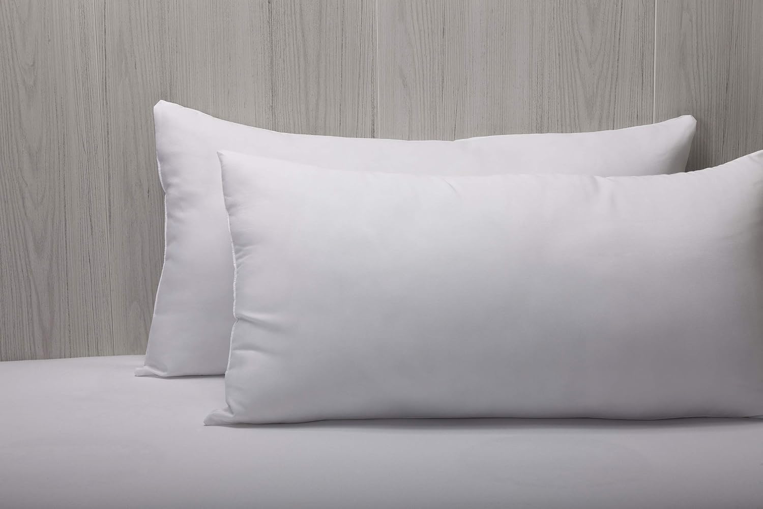 Pikolin Home - Pack Of 2 Fibre Pillows, Dust Mite Protection, Cover 100% Cotton, Medium Strength, 40 x 90 cm, Height 16 cm - Image 3
