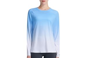 KPSUN Women's UPF 50+ UV Sun Protection Shirt Outdoor Performance Long Sleeve Rash Guard Shirts for Hiking,Swim,Fishing