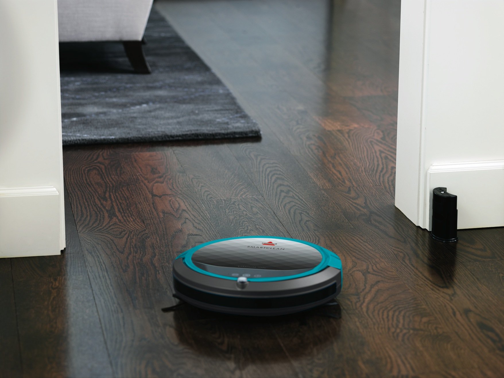 Bissell SmartClean Robot Vacuum, 1974, Gray Ad Blue