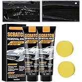 2 Set 2026 New Car Scratch Removal Wax, Scratch Remover for Vehicles, Car Scratch Repair Paste with Sponge, Car Polishing Wax Scratchs Remover Cars Paint Scratchs Repair Kit for Deep Scratches