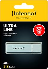 Intenso 32 GB Ultra Line USB 3.0 Flash Drive - Silver view 2