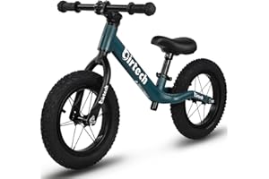 BIRTECH 12" Balance Bike for 2, 3, 4, 5 Year Old Boys and Girls, Lightweight Nylon Frame Toddler Training Bike No Pedal Bikes for Kids with Adjustable Seat and Air Tires