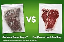 FoodSaver Custom Fit Vacuum Sealer Bags, Airtight