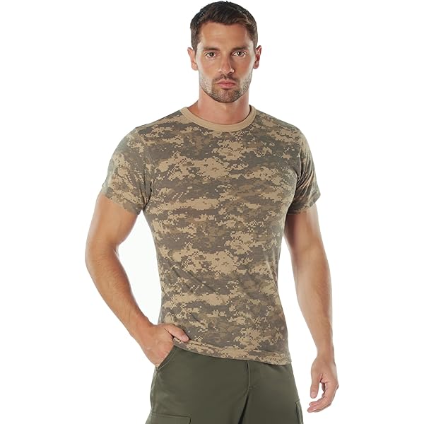 Ropa Camuflage Game Camiseta De Manga Larga Camuflaje Woodland Para Hombre - Cuello Redondo - Material Poliéster/algodón Alemania Camiseta