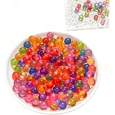 Coconutlin 8mm Acrylic Crystal Clear Vase Fillers(550 pcs) - Transparent Decorative Gems for Floral Arrangements, Centerpieces &amp; Home Decor (Colorful)