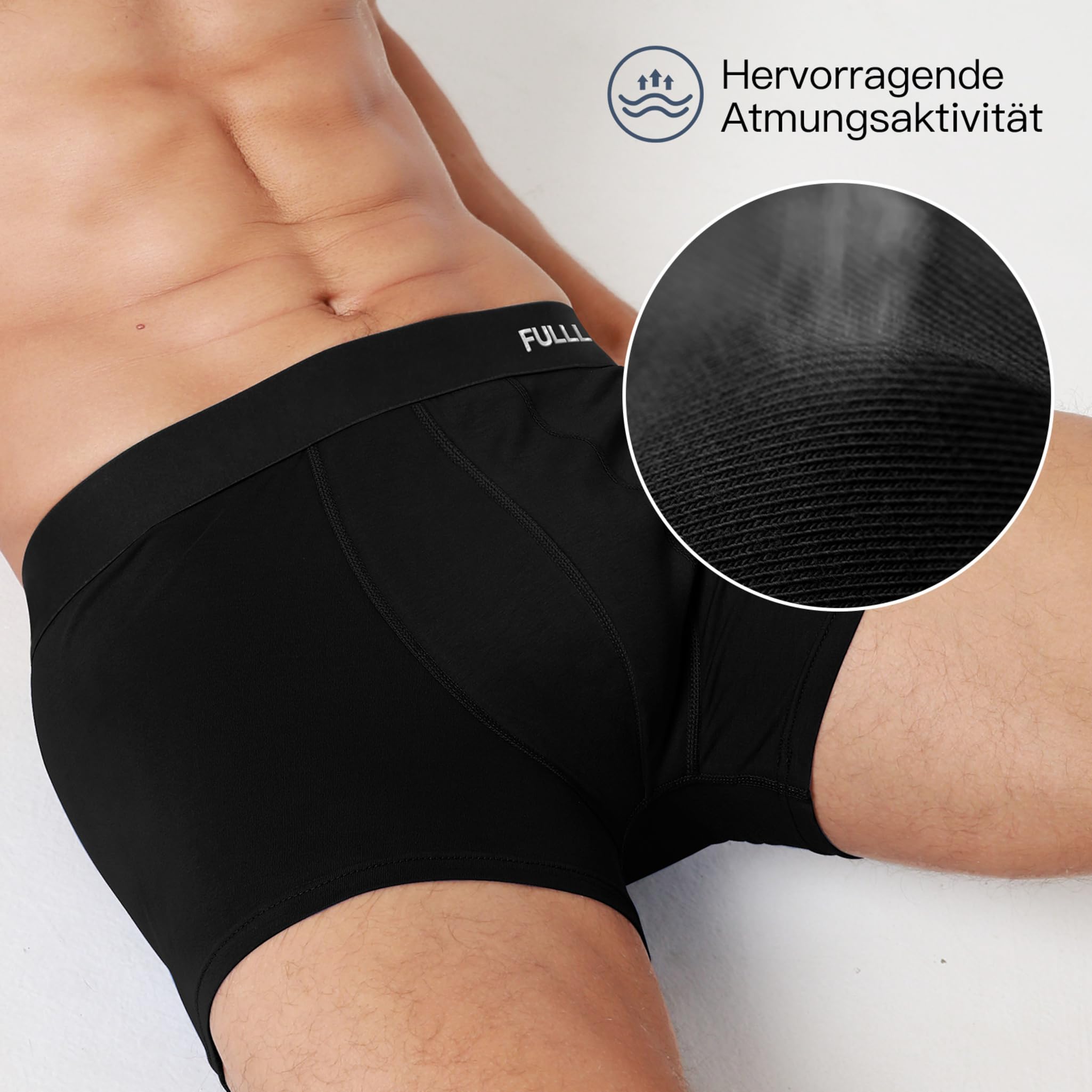 Fullluwaa Boxershorts Herren 10er Pack Baumwolle Unterhosen Männer Ohne Kratzenden Zettel Atmungsaktiv und Weiche Herrenunterwäsche 4