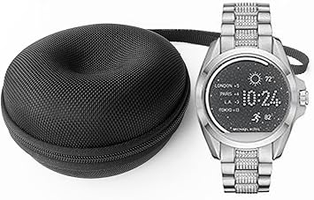 michael kors access unisex 45mm silvertone bradshaw