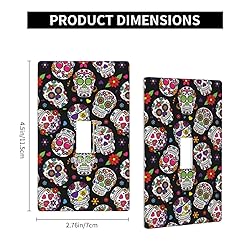 Dead Sugar Skull Single Toggle Light Switch Cover