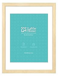 LaVie Home 18x24 Picture Frame Beige Oak Wood
