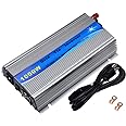 Y&H 1000W Grid Tie Inverter Stackable MPPT Pure Sine Wave DC15-28V Solar Input AC90-140V Output for 12V Solar Panel