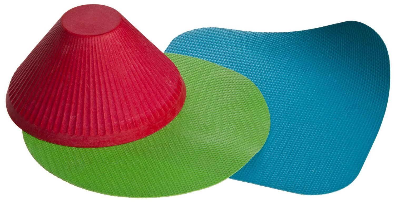 Progressive International Prepworks Jar Grips Multi-Purpose Lid Openers, Set of 3