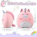 Marsjoy Pink Unicorn Plush Pillow 12in Kids Cuddly Toy Soft Plush view 3