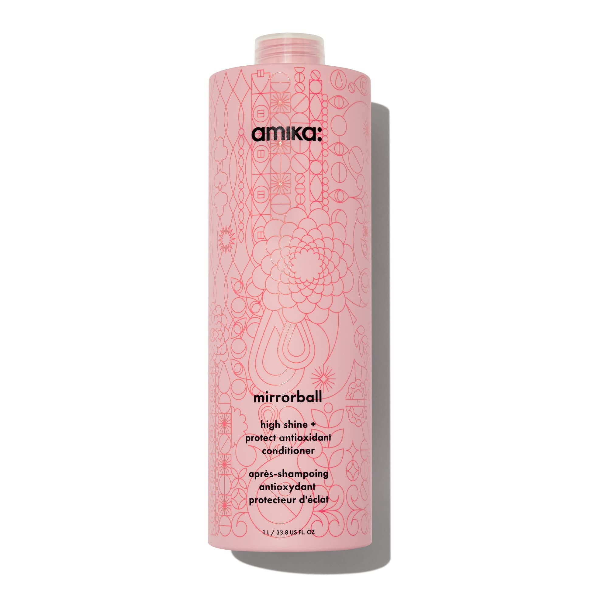 Photo 1 of amika Mirrorball High Shine + Protect Antioxidant Conditioner, 1000ml