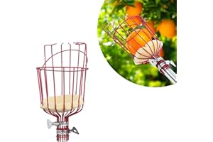 jovant Fruit Picker Set for Fruit Harvesting, Apple Picker Accessory, Uses with Stainless Steel Handles(Not Included), Fruit Catcher Gripper for Harvesting Apples Cherries