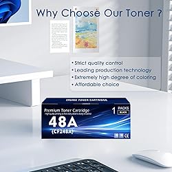 48A Toner Cartridge 1-Pack Replacement for HP 48A