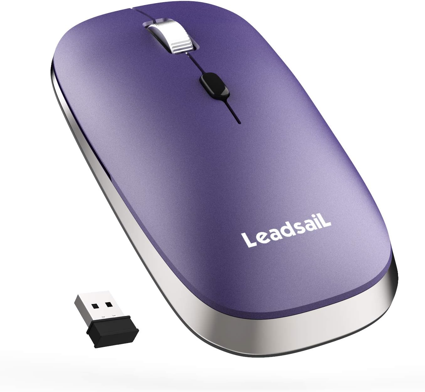 LeadsaiL Wireless Computer Mouse, 2.4G Portable Slim USB